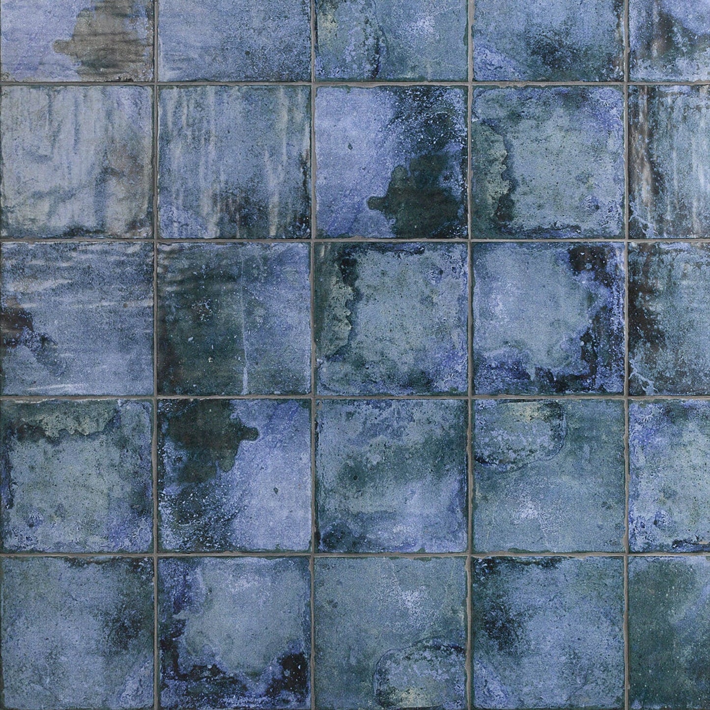 Angela Harris Dunmore Blue 8x8 Matte Ceramic Floor Tile