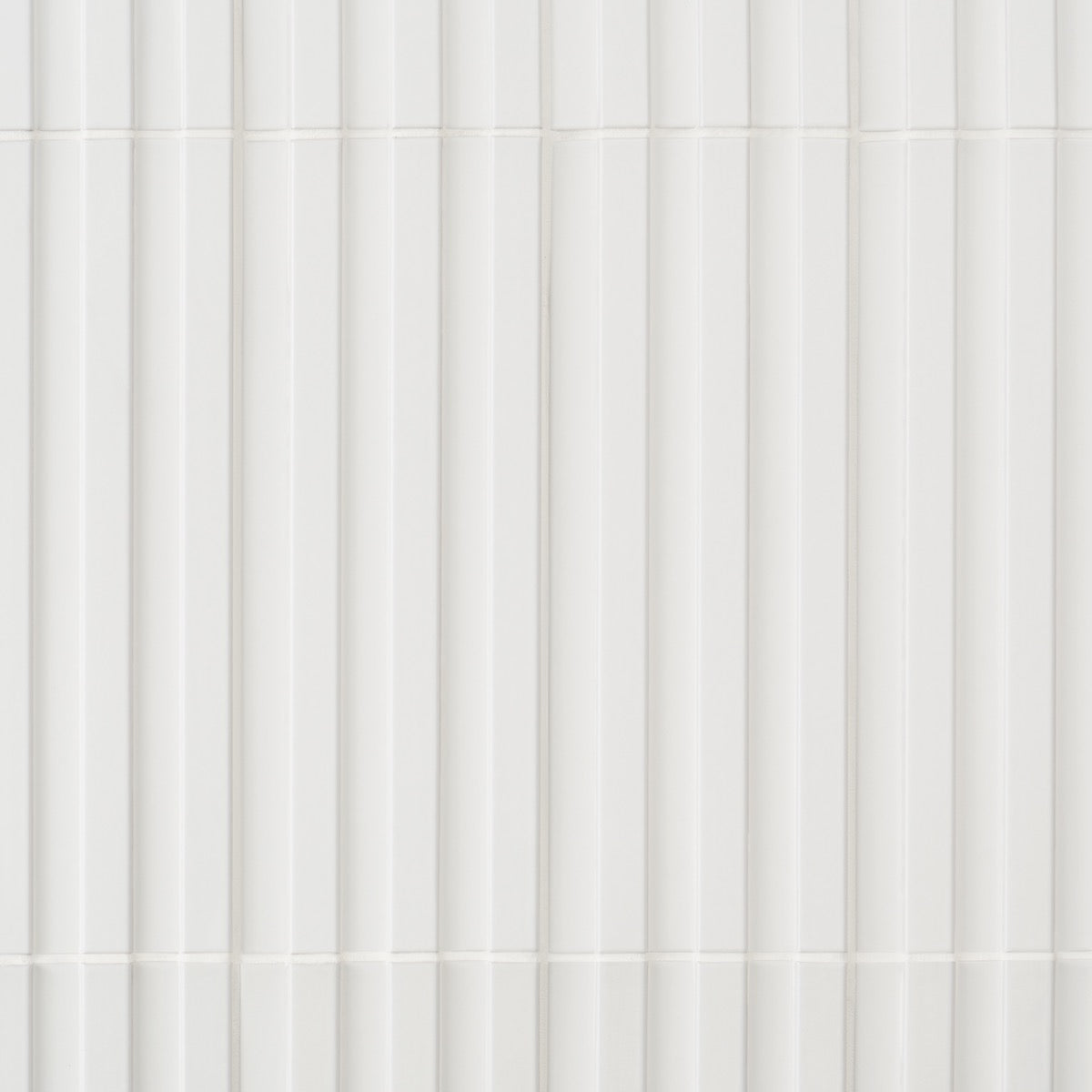 Bariano White 6x16 Fluted 3D Matte Porcelain Tile - Lux Tile