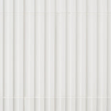 Bariano White 6x16 Fluted 3D Matte Porcelain Tile - Lux Tile