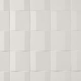 Zeal Edge 3D White 5x5 Matte Porcelain Tile - Lux Tile