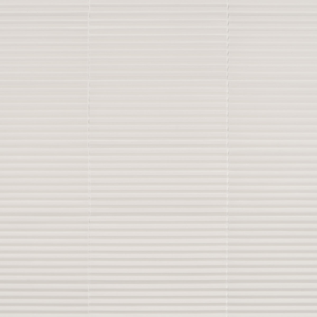Zeal Linear 3D Matte Porcelain Tile - 5x10 White