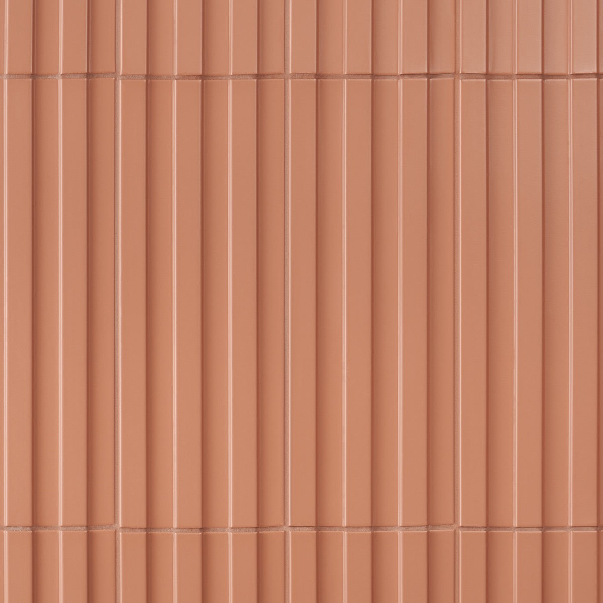 Bariano Terracotta 6x16 Fluted 3D Matte Porcelain Tile - Lux Tile