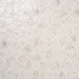 Greta Cruz Seashell White 5x8 Glossy Textured Porcelain Tile