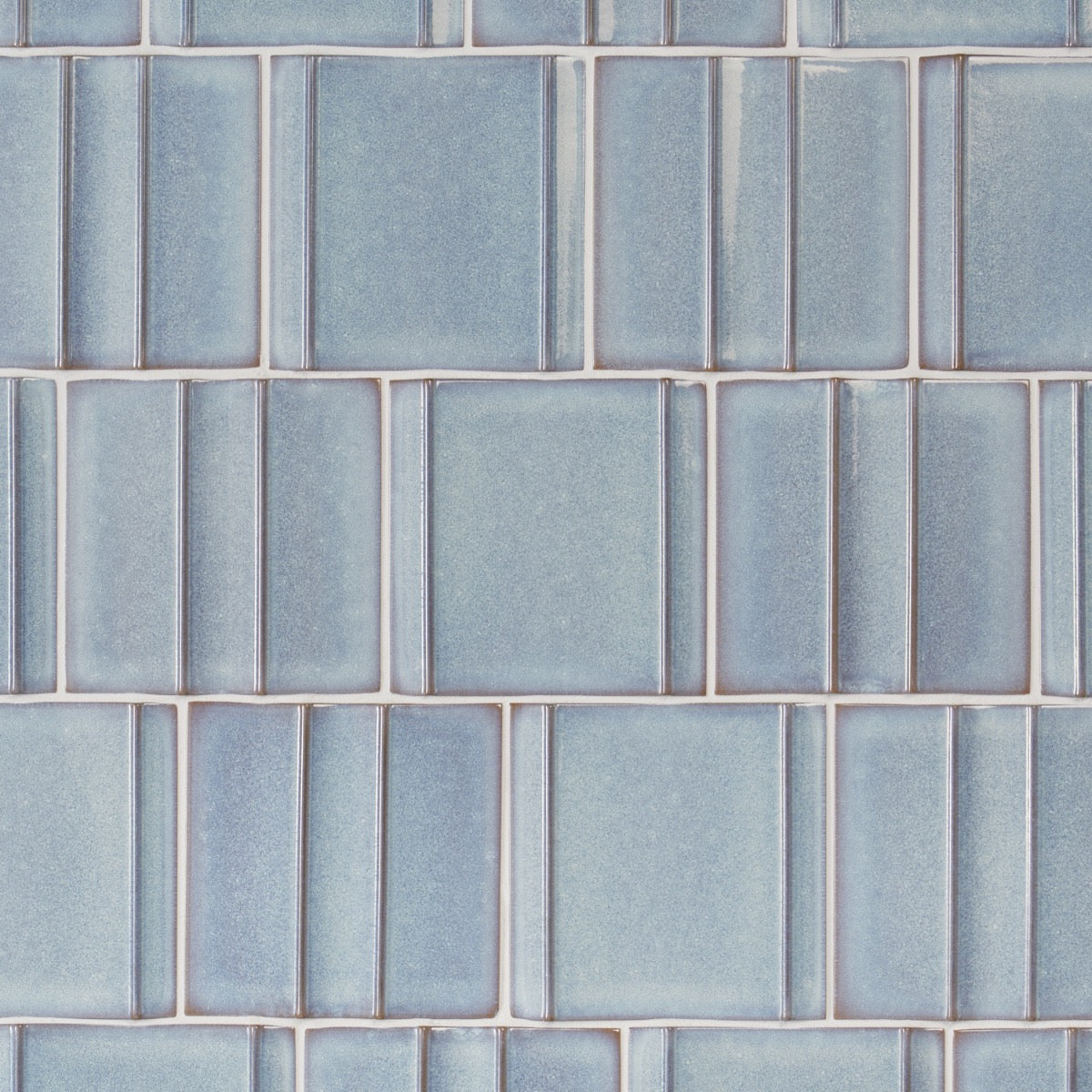 Kinro River Blue 6x6 3D Polished Porcelain Tile - Lux Tile