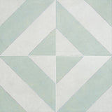 Auteur Kaleidoscope Sage Green 9x9 Matte Porcelain Tile