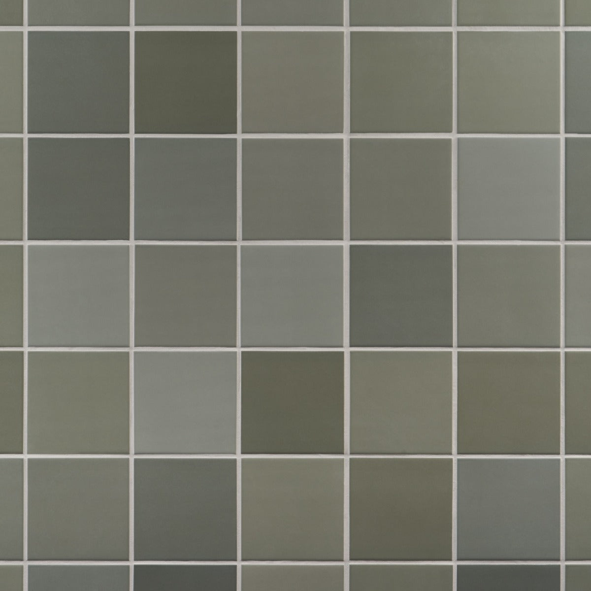 Born Sage Green 5x5 Matte Porcelain Tile - Lux Tile