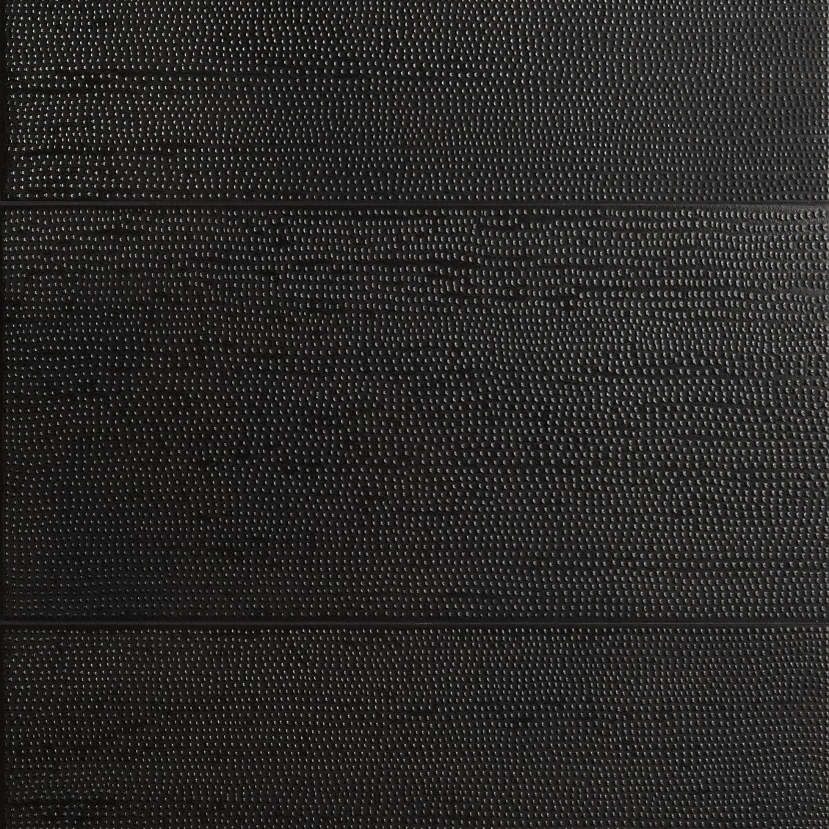 Lux Tile Rethink Decoro Leather Black 12x24 Textured Matte Porcelain Wall Tile