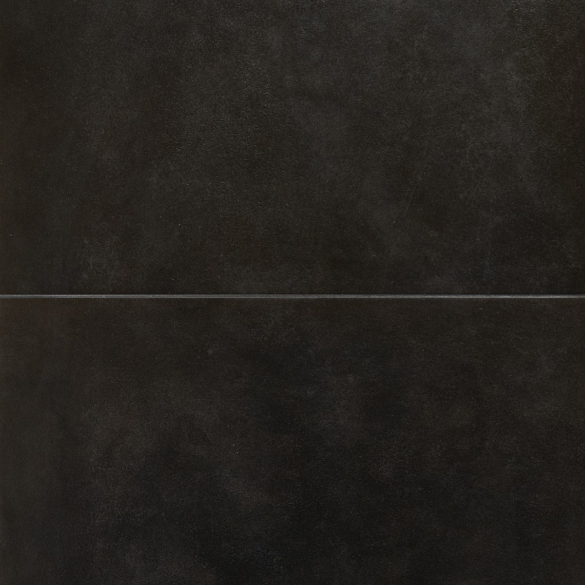 Rethink Leather Black 24x24 Matte Porcelain Tile by Lux Tile