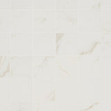 Versilia Calacatta Oro Matte Porcelain Mosaic Tile - Lux Tile