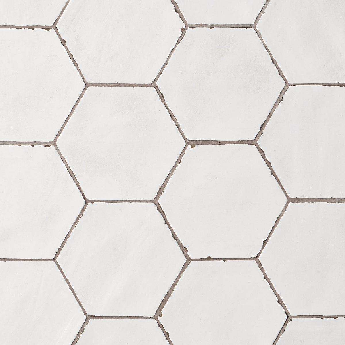 Sasha Hex White Matte Porcelain Tile - Lux Tile