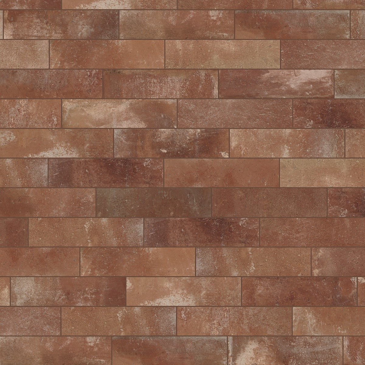 Brick Rustico Rosso Red Matte Porcelain Subway Tile 3x12