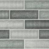 Splendor Gray 4x12 Polished Ceramic Subway Tile - Tilebar