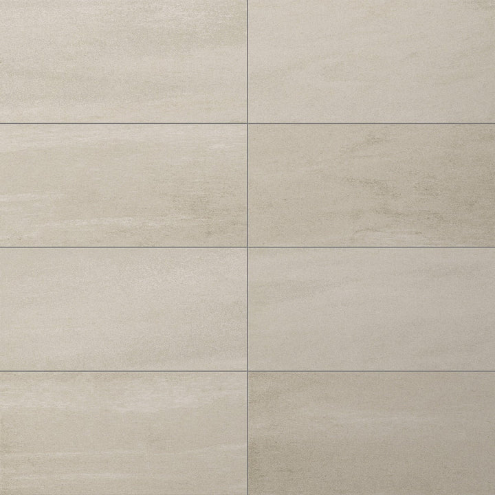 Karo White Matte Porcelain Tile 12x24 - Lux Tile