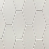 Manchester Dove Gray 4x8 Hexagon Glazed Ceramic Wall Tile