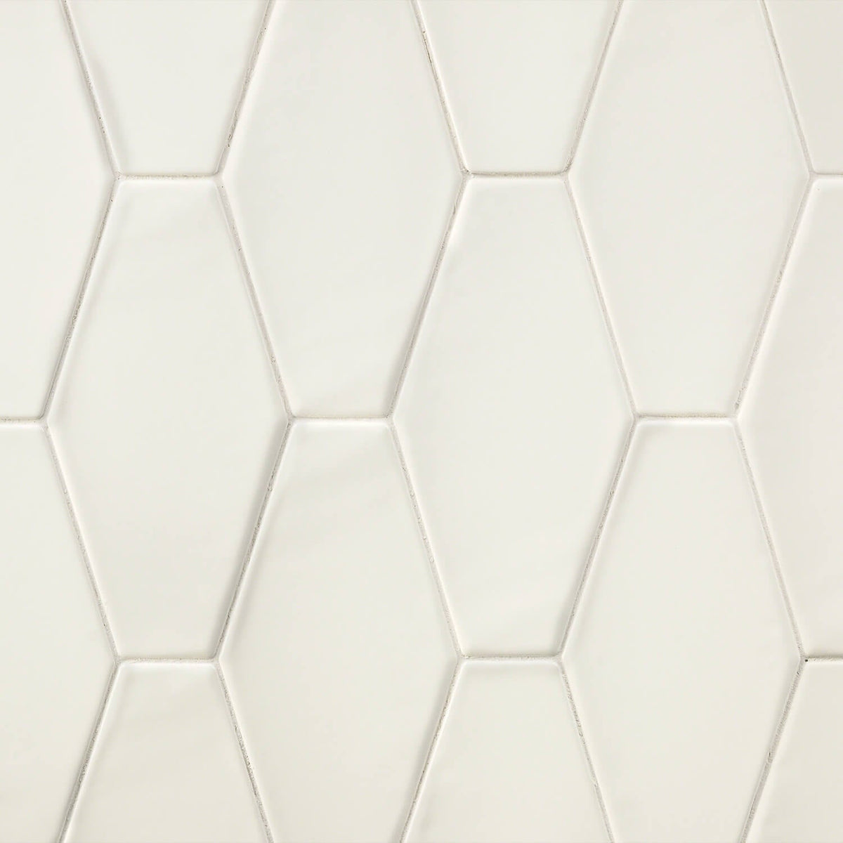 Manchester Vanilla Hexagon Glossy Ceramic Wall Tile - Lux Tile