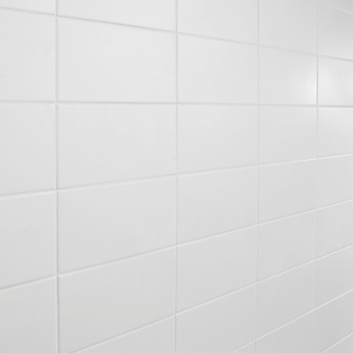 Stacy Garcia Maddox White Matte Ceramic Subway Tile 4x8