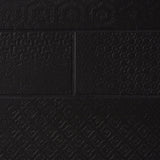 Tessuto Carbone Matte Black 4x12 Porcelain Subway Tile