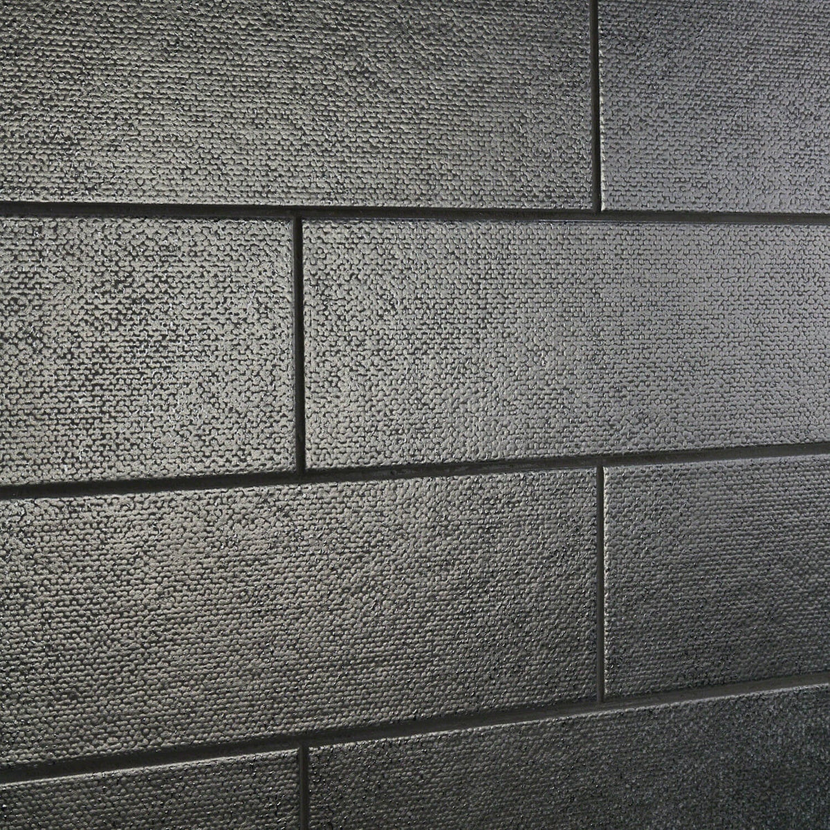 Diesel Camp Canvas Black 4x12 Matte Ceramic Subway Wall Tile