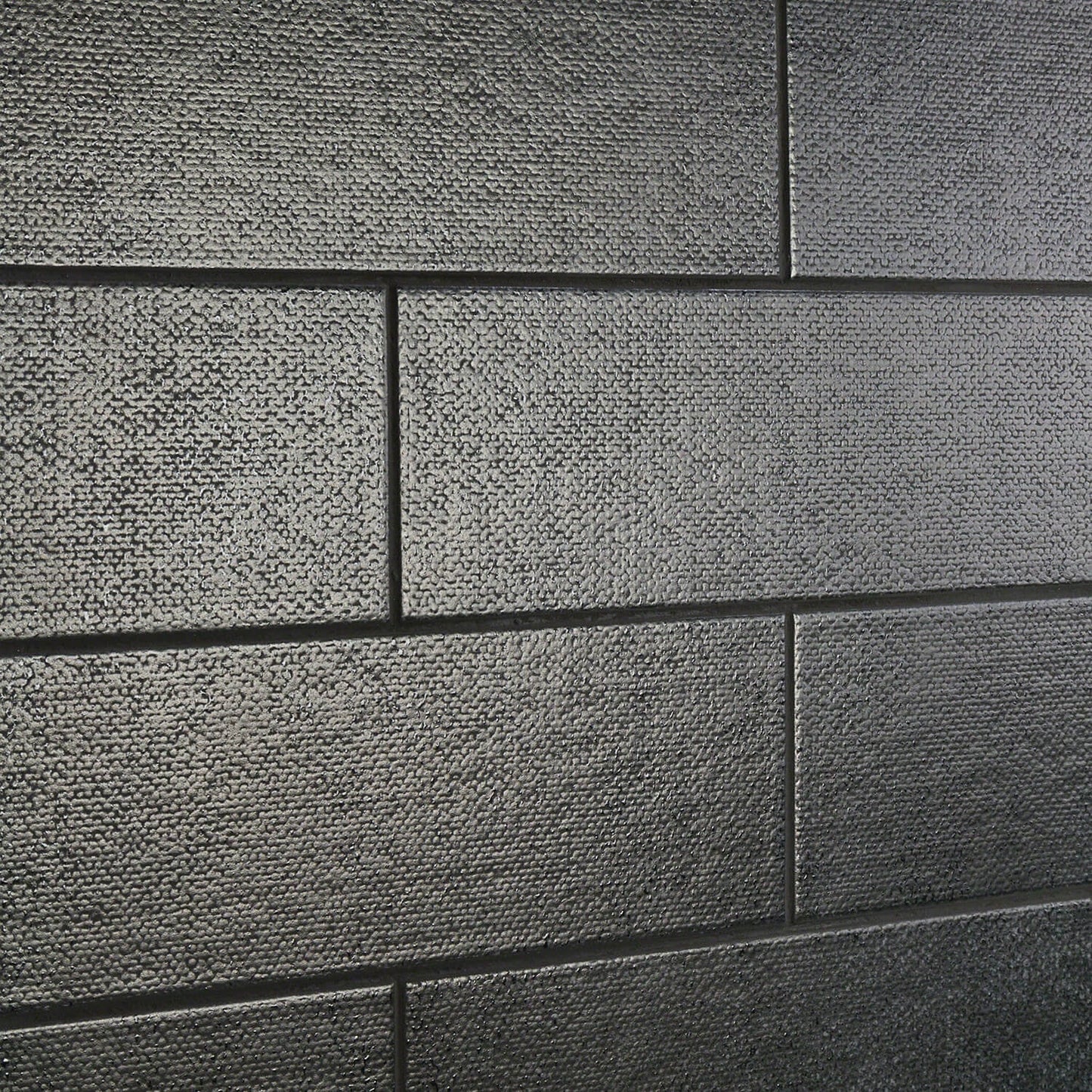Diesel Camp Canvas Black 4x12 Matte Ceramic Subway Wall Tile