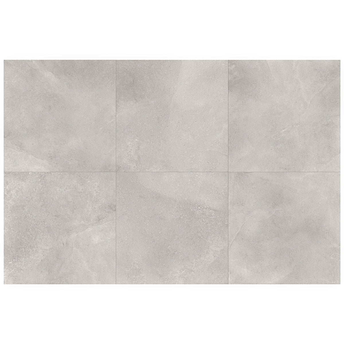 New Rock Fumo Light Gray 48x48 Matte Porcelain Tile - Lux Tile