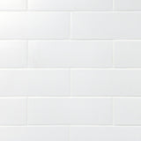 London White Matte Ceramic Subway Tile 3x9 for Walls