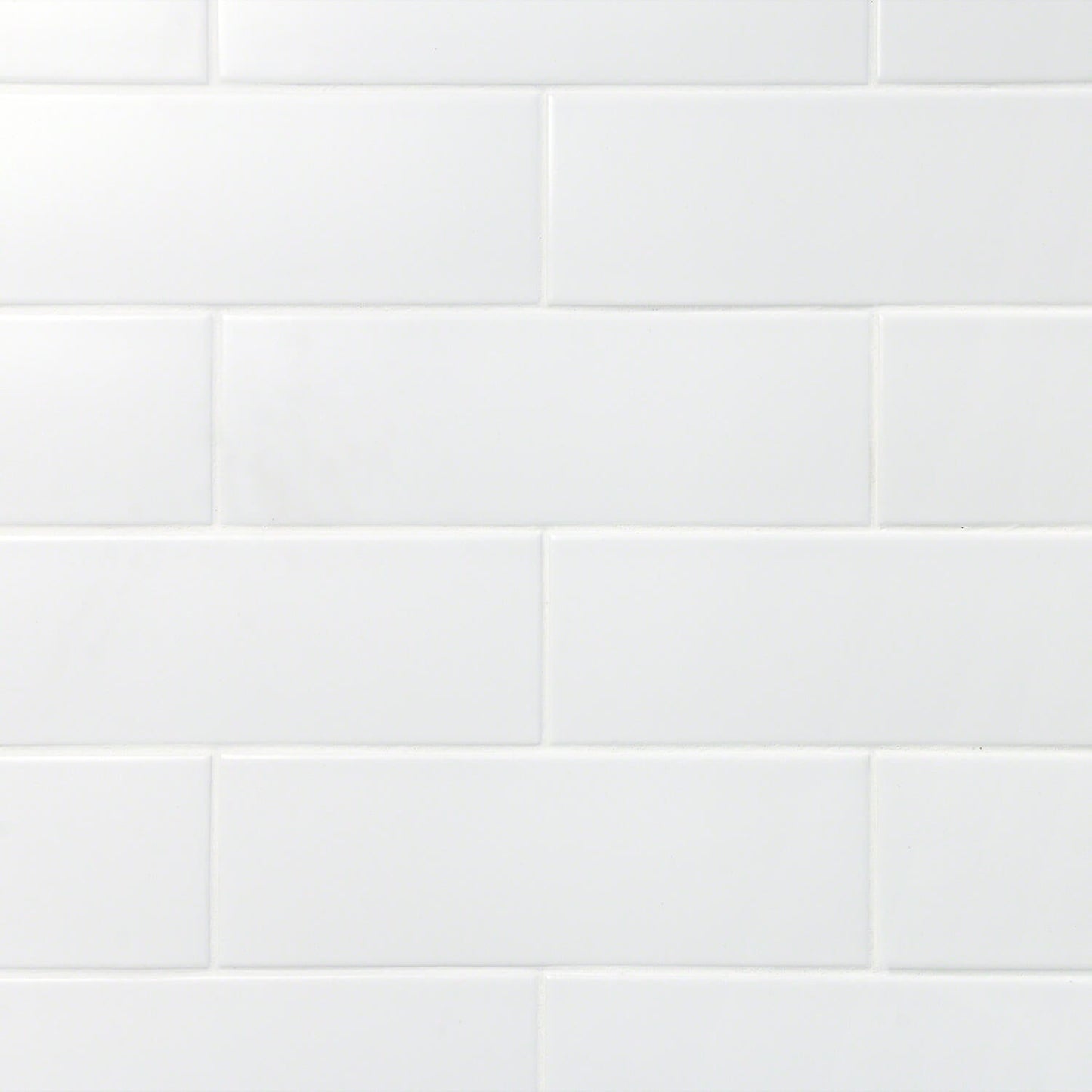 London White 3x9 Matte Ceramic Subway Tile for Walls