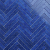 Cavallo Poseidon Blue 3x18 Glossy Porcelain Subway Tile - Lux Tile