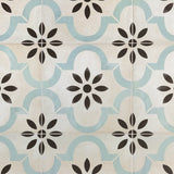 Bond Tile Prado Beige & Green Encaustic Look 9x9 Glazed Porcelain Tile