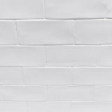 Lancaster Bianco White 3x6 Polished Ceramic Subway Tile - Lux Tile