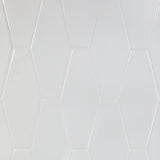 Manchester Bianco White 4x8 Hexagon Glazed Ceramic Wall Tile