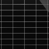 Park Hill Black 3x6 Polished Porcelain Subway Tile - Tilebar