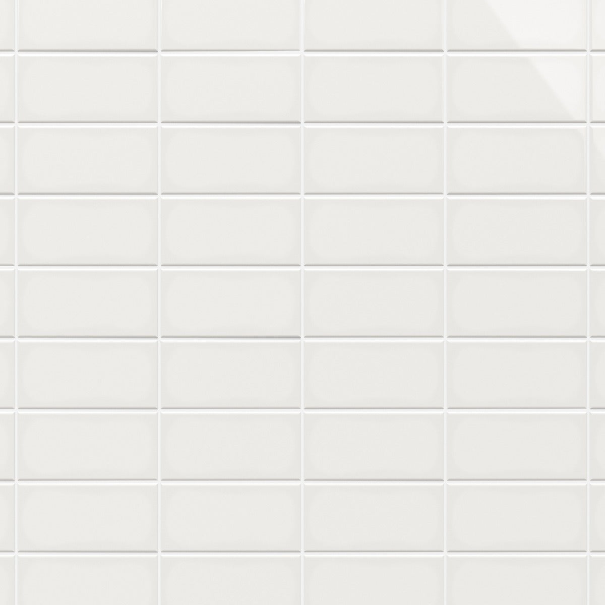Park Hill Monumental Mist White 3x6 Polished Porcelain Subway Tile
