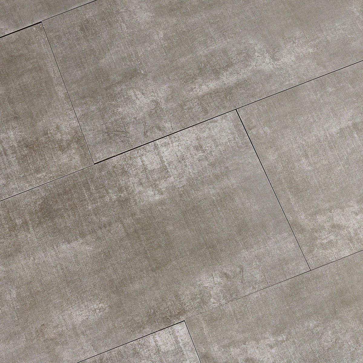 Lux Tile Cement Ash Gray 12x24 Matte Porcelain Tile