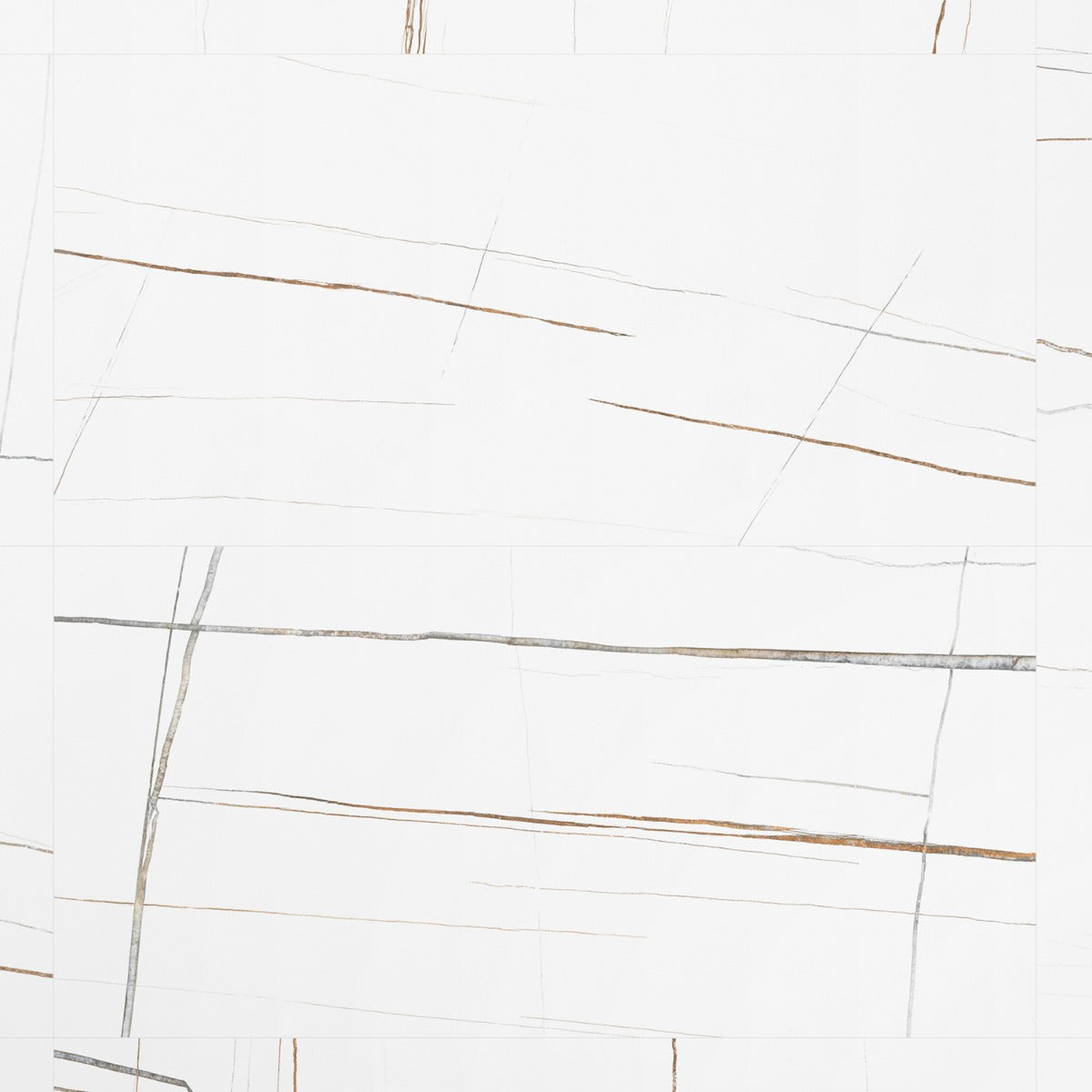 Minera Sahara Blanco White 24x48 Polished Porcelain Tile - Lux Tile
