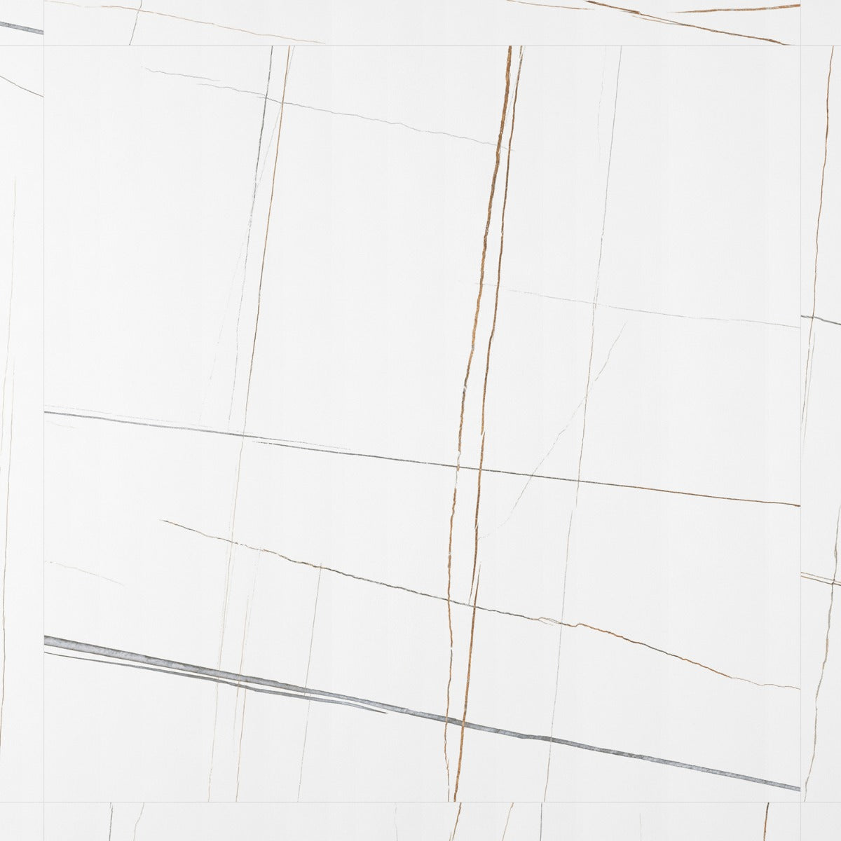 Minera Sahara Blanco White 24x48 Polished Porcelain Tile - Lux Tile