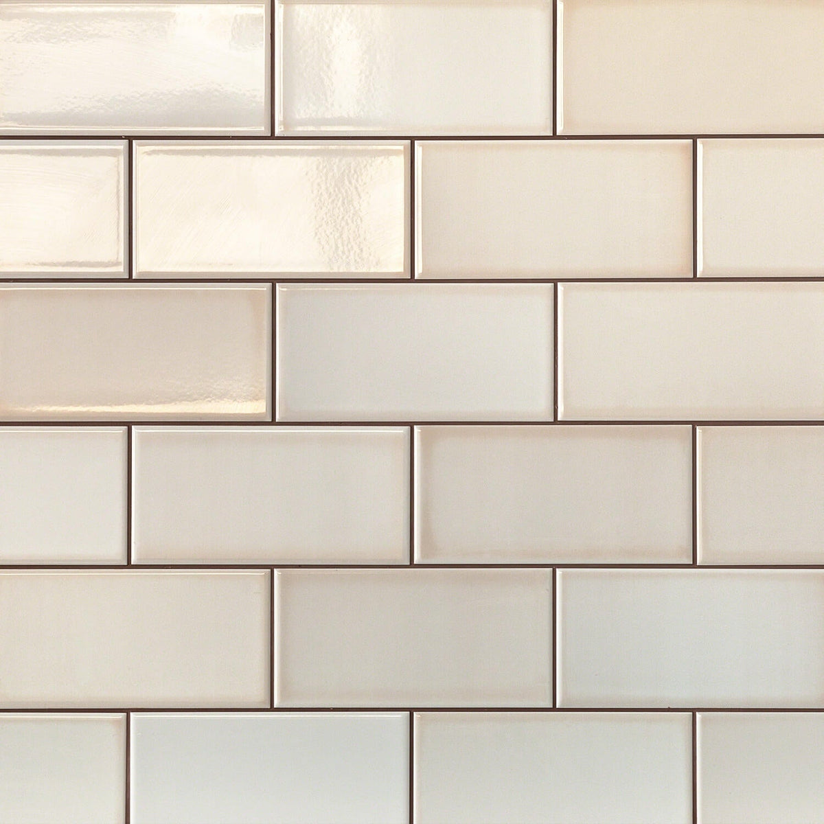 Vector Hueso White 4x8 Polished Ceramic Subway Tile