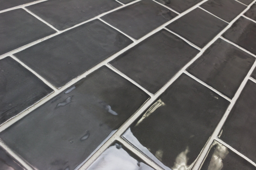 Lancaster Driftwood Gray 3x6 Polished Ceramic Subway Tile