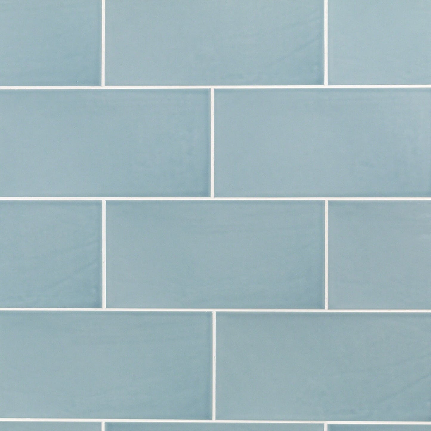 Lux Tile Aruba Blue 5x10 Polished Ceramic Subway Wall Tile