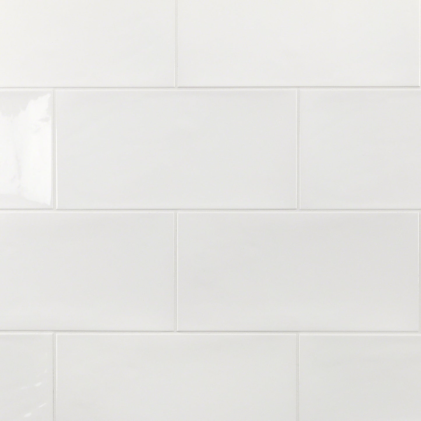 Aruba White 5x10 Polished Ceramic Subway Tile - Lux Tile