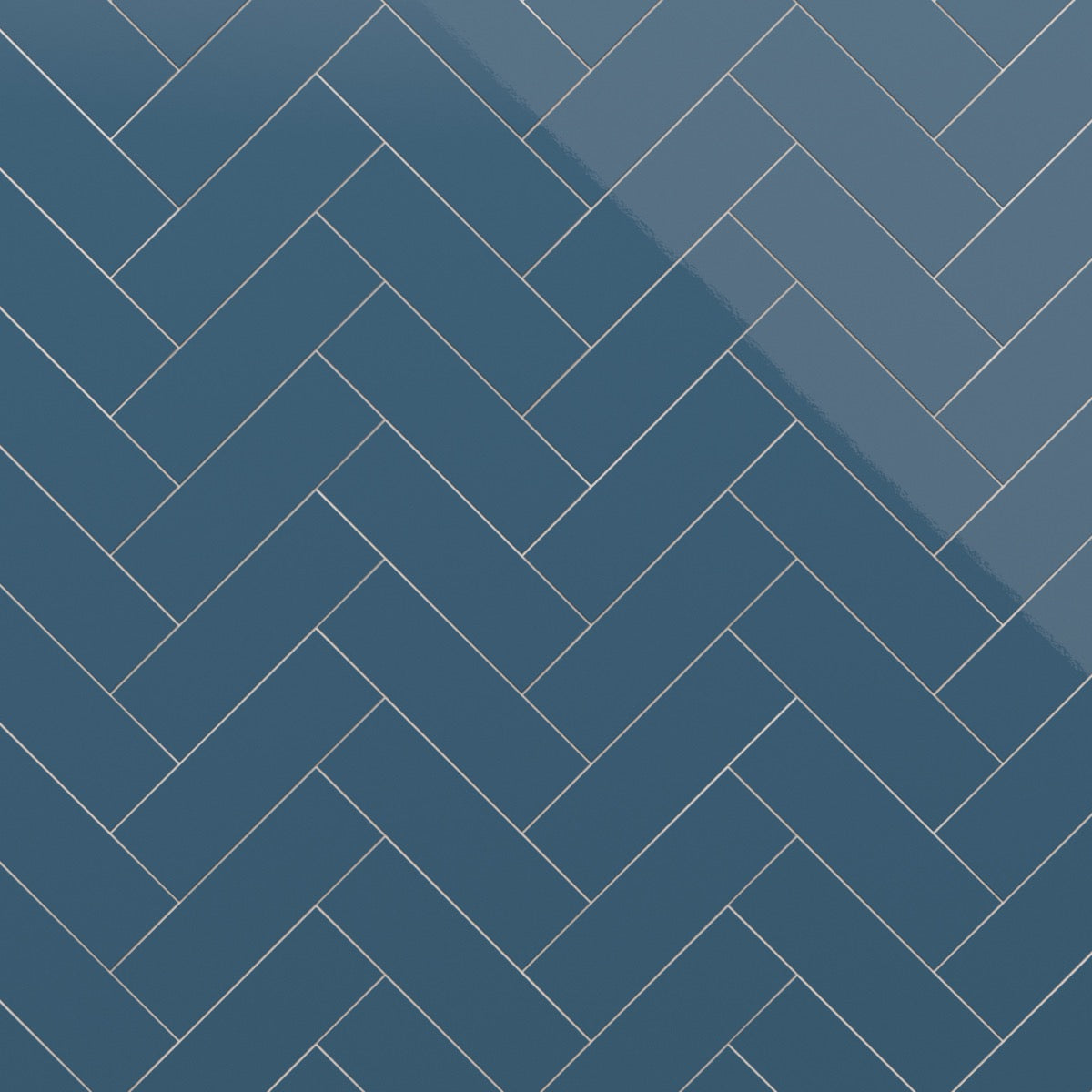 Park Hill Blue 4x12 Polished Porcelain Subway Tile by Lux Tile