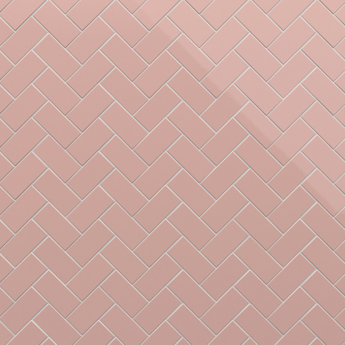 Tilebar Park Hill Pink 3x6 Polished Porcelain Subway Tile