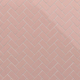 Tilebar Park Hill Pink 3x6 Polished Porcelain Subway Tile