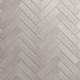 Stacy Garcia ArtBlock Fluted Grigio 4x16 Glossy Porcelain Tile