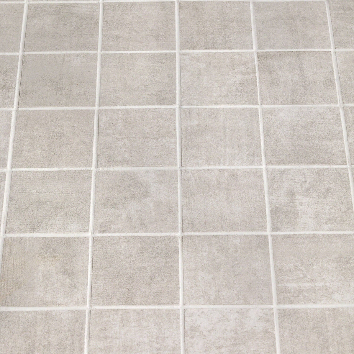 Lux Tile Cement Silver Matte Porcelain Mosaic Tile 2x2