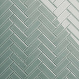 Lux Tile Rise Sage Green 4x12 Beveled Glossy Ceramic Subway Tile