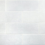 Diesel Camp Canvas White 4x12 Matte Ceramic Subway Wall Tile