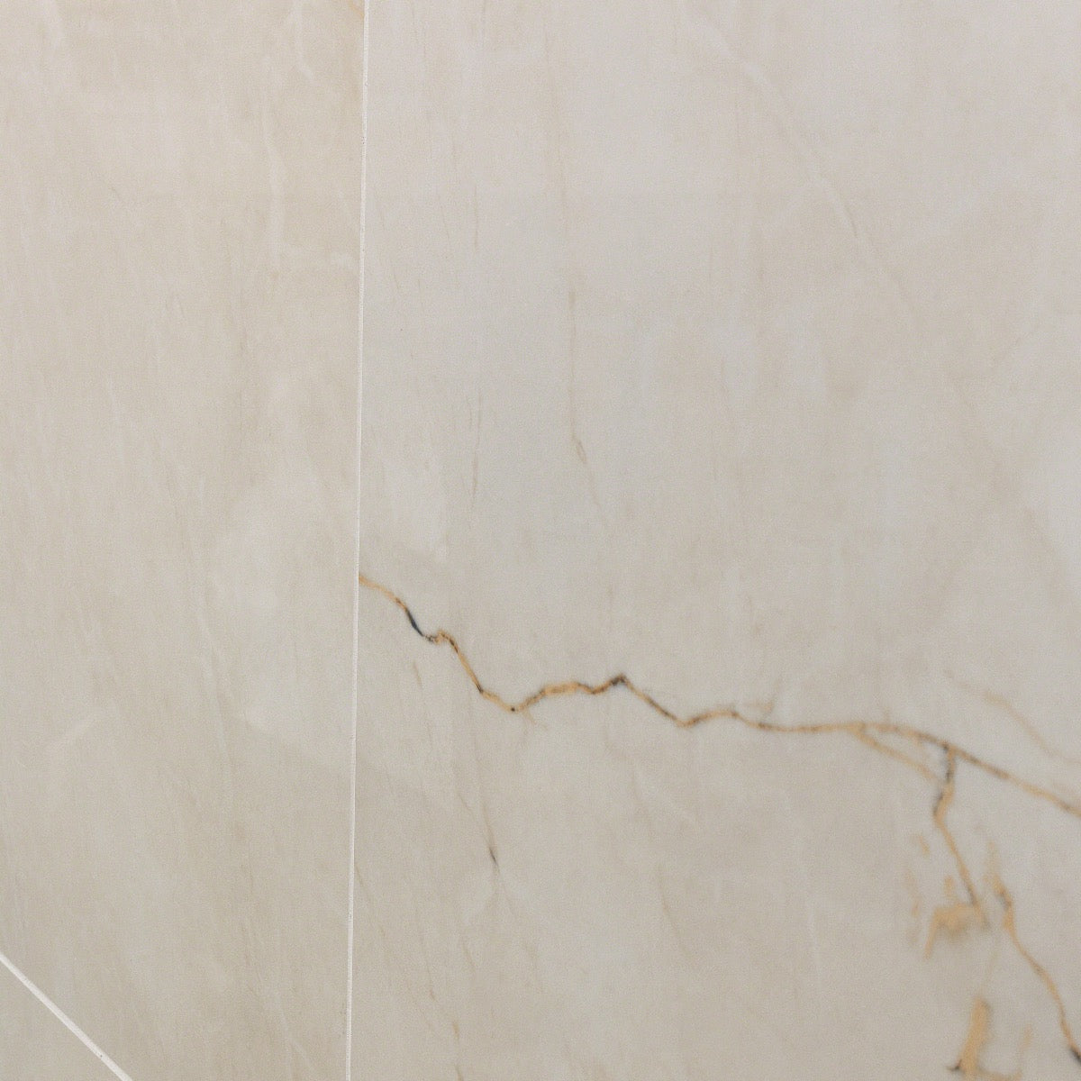 Marble Tech Crema Avorio Beige 24x24 Polished Porcelain Tile