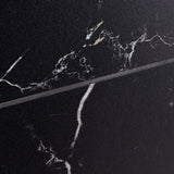 Marble Tech Port Laurent Black Matte Porcelain Tile 6x6 - Lux Tile