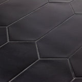 Aliante Black 4x12 Picket Matte Porcelain Tile for Walls and Floors