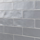 Bayou Gray Matte Ceramic Subway Tile 3x12 - Lux Tile